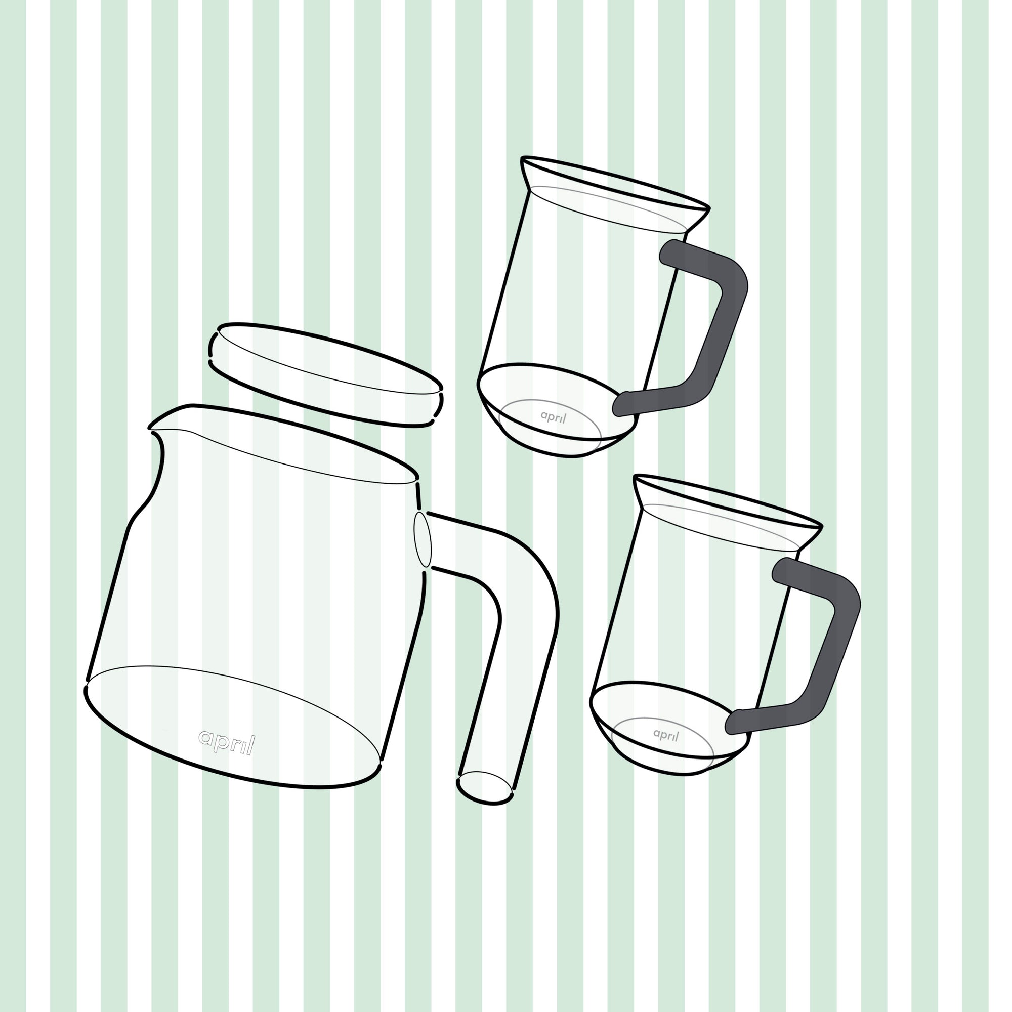 Server + Mugs