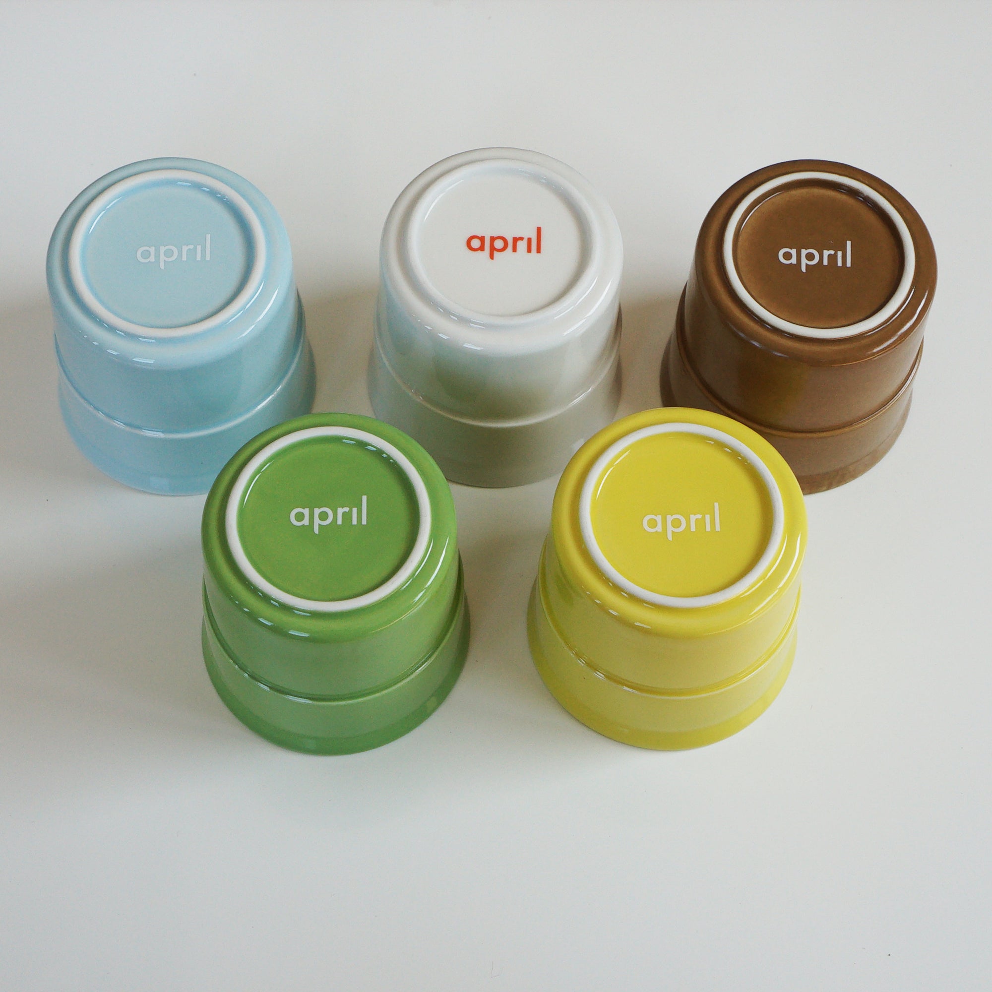 April Porcelain Cups