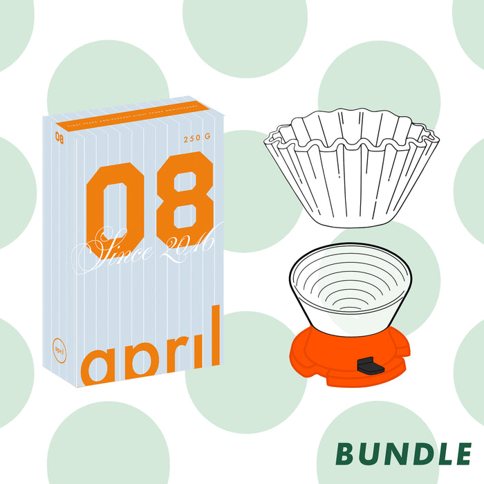 Hybrid Brewer + Paper Filter + 250g Filter Beans