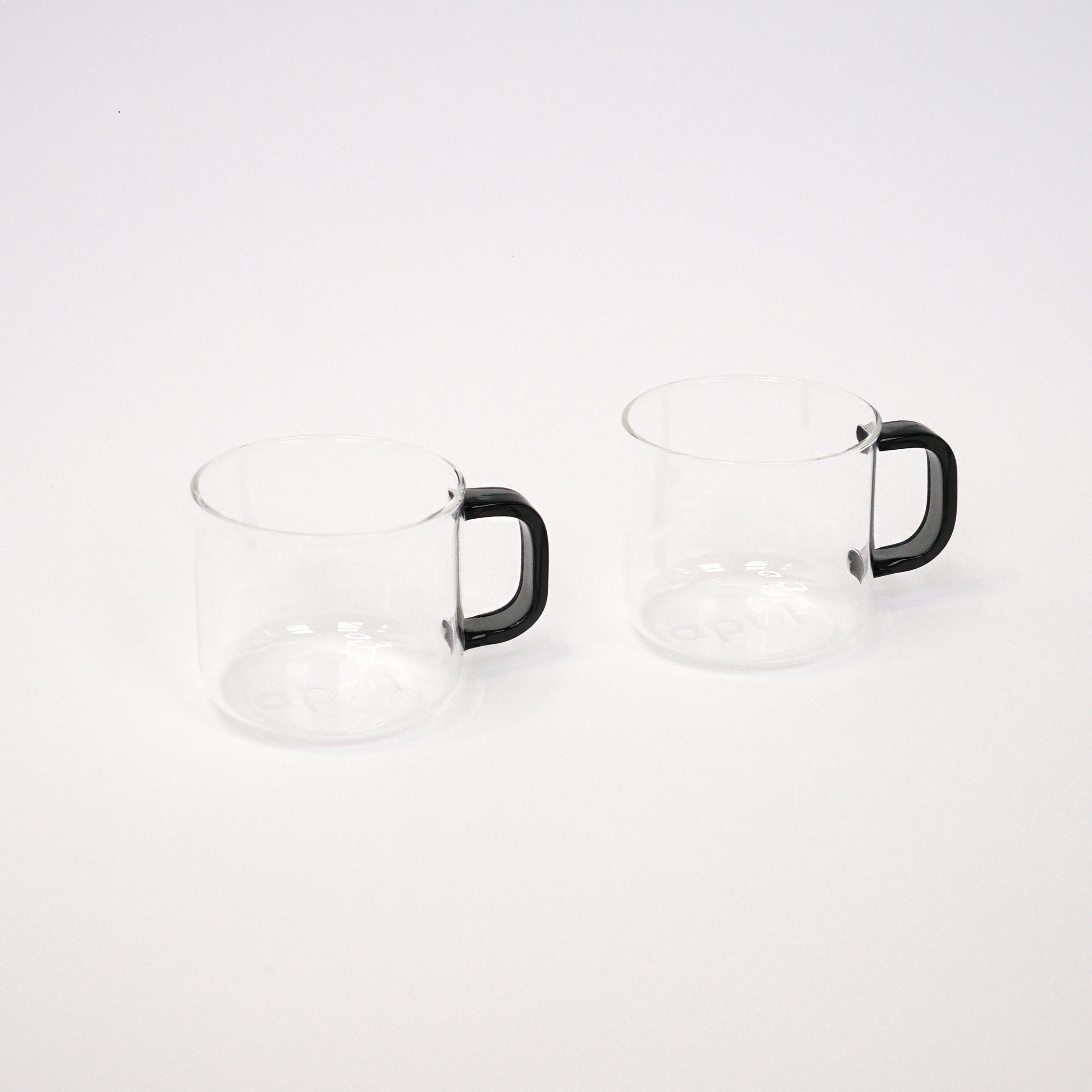 2 x april Glass Mugs