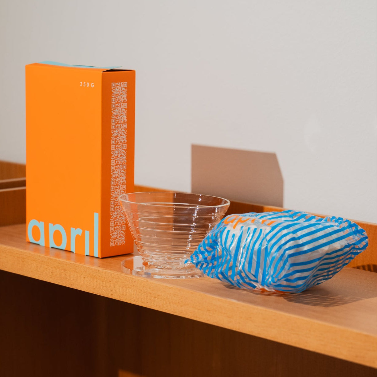 Glass Brewer + Paper Filter + 250g Filter Beans