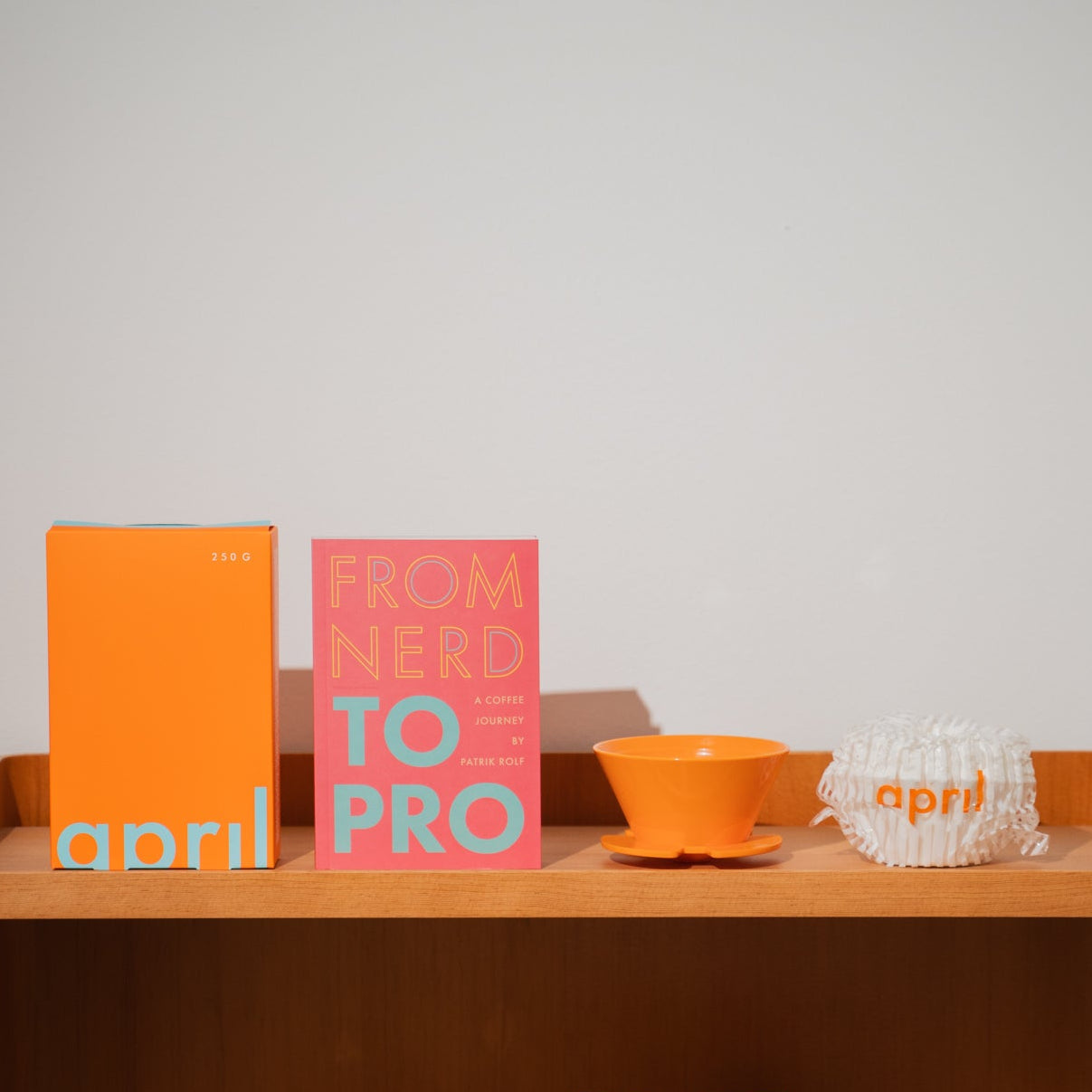 From Nerd To Pro + Plastic Brewer + Paper Filter + 250g Filter Beans